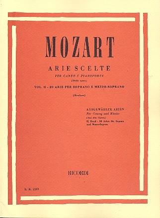 Arie scelte vol.2 (20 arie) per soprano e mezzo-soprano e pianoforte (it)