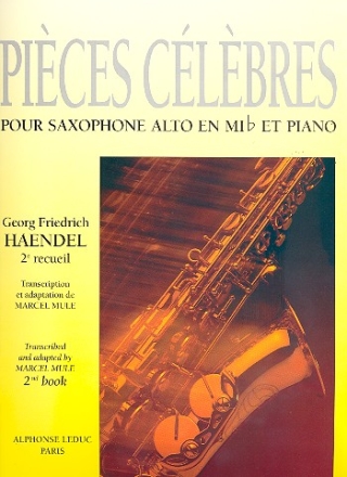 Pices clbres pour saxophone alto mi b et piano