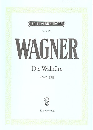 Die Walkre  Klavierauszug