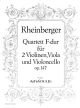 Streichquartett F-Dur Nr.2 op.147 Stimmen