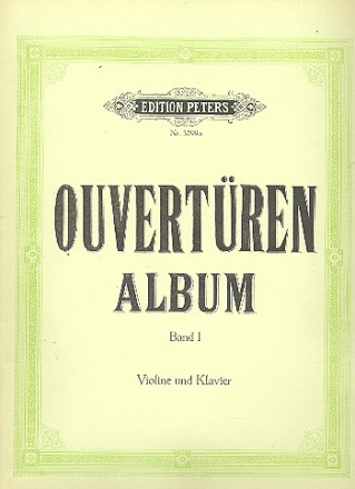 Ouvertren-Album Band 1 fr Violine und Klavier