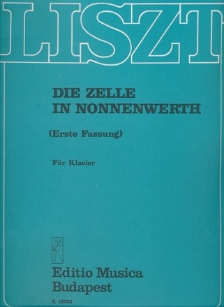 Die Zelle in Nonnewerth fr Klavier (erste Fassung) Sulyok, Imre, ed