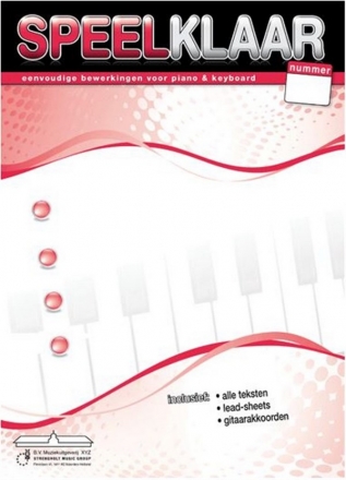 Speelklaar vol.89: fr E-Orgel (Keyboard, Klavier), mit Akkordbezeichnung und Text (en)