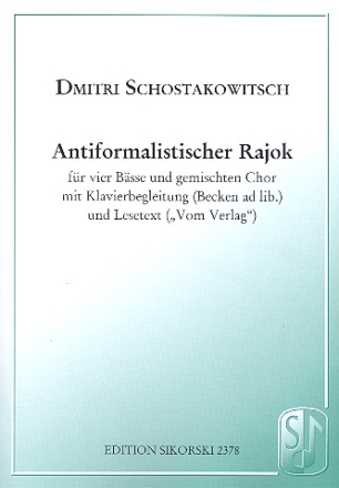 Antiformalistischer Rajok fr Soli, Chor und Klavier (dt/russ) Partitur (Kopie)