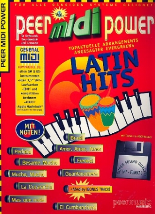 Latin Hits (+Mididisc) for Keyboards, Sound-Module und Computer