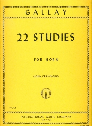 22 Studies for horn