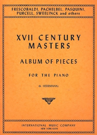 17th Century Masters for piano