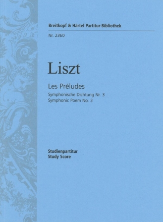 Les Prludes fr Orchester Studienpartitur