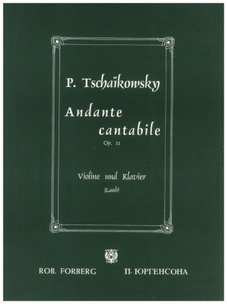 Andante cantabile op.11 fr Violine und Klavier