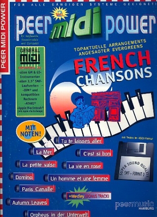 French Chansons (+ Mididisc)  fr Keyboards, Soundmodule und Computer