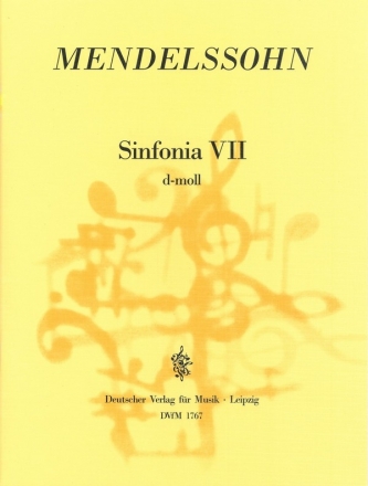 Sinfonia d-Moll Nr.7 fr Streichorchester Partitur