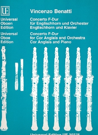 Concerto F-Dur fr Englischhorn und Orchester Ausgabe fr Englischhorn und Klavier