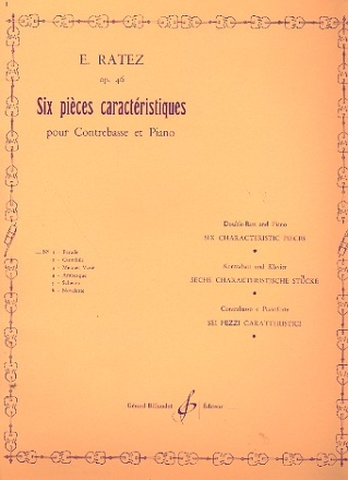 Parade op.46,1 pour contrebasse et piano