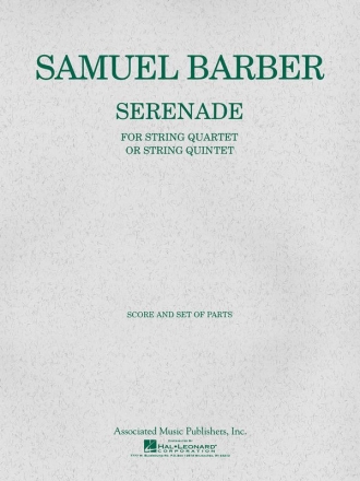 Serenade op.1 for string quartet (string orchestra) score and parts