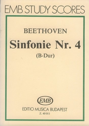 Sinfonie B-Dur Nr.4 op.60 fr Orchester Studienpartitur