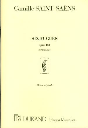 6 Fugues op.161 pour piano