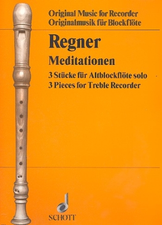 Meditationen - 3 Stcke fr Altblockflte solo