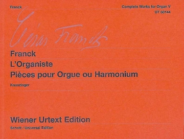 L'Organiste Pices pour orgue ou harmonium