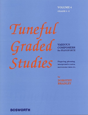 Tuneful graded Studies vol.4 grade 5-6 for piano