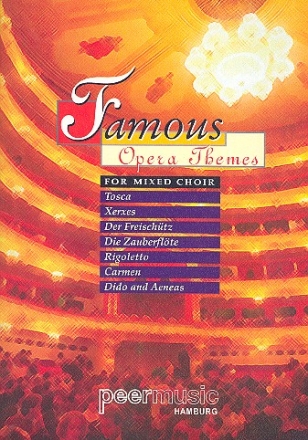 Famous Opera Themes for mixed chorus a cappella score