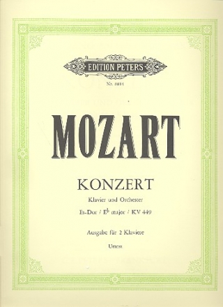 Konzert Es-Dur Nr.14 KV449 fr Klavier und Orchester fr 2 Klaviere