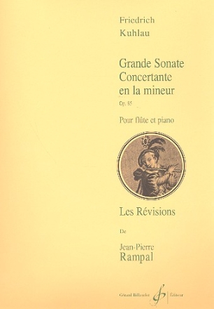 Grande sonate concertante la mineur op.85 pour flute et piano