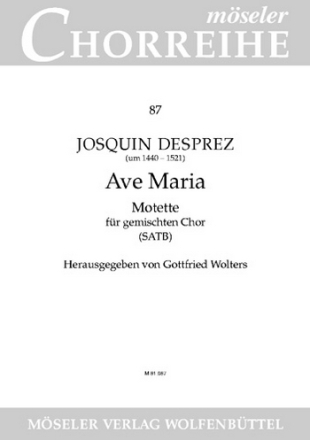 Ave Maria fr gem Chor a cappella Singpartitur