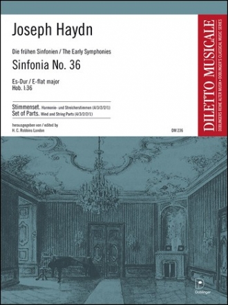 SINFONIE ES-DUR NR.36 HOB.I:36 FUER ORCHESTER   STIMMENSATZ ROBBINS LANDON, H.C., ED