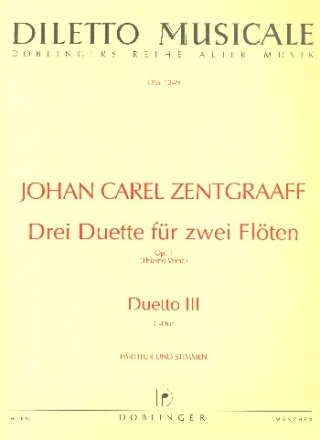 Duett C-Dur fr 2 Flten Partitur und 2 Stimmen