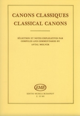 Canons classiques Melodiestimme