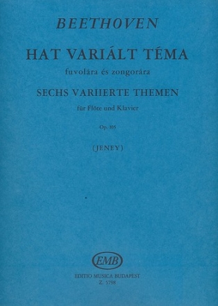 6 variierte Themen op.105 fr Flte und Klavier