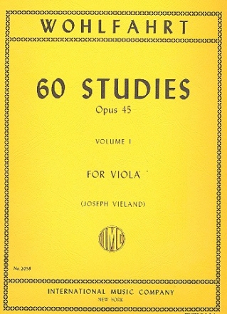 60 Studies op.45 vol.1 (nos. 1-30) for viola