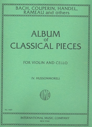 Album of classical Pieces for violin and cello