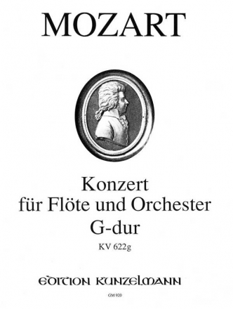 Konzert G-Dur KV622g fr Flte und Orchester fr Flte und Klavier