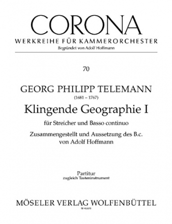 KLINGENDE GEOGRAPHIE 1 FUER STREICHER UND BC   PARTITUR