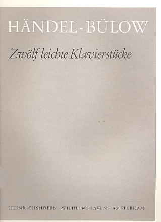 12 leichte Klavierstcke  