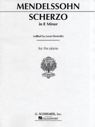 Scherzo e minor op.16,2 for piano