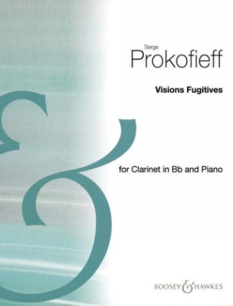 Visions fugitives op.22 for clarinet and piano