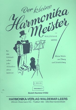 Der kleine Harmonikameister Band 2  Akkordeon 1 & 2  (2 Stimmen)