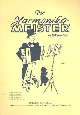 Der kleine Harmonikameister Band 3  Akkordeon 1 & 2 (2 Stimmen)