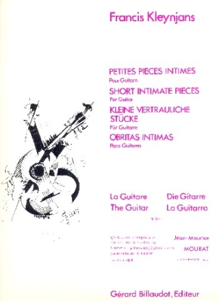 Petites pices intimes pour guitare