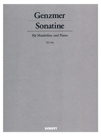 Sonatine GeWV 225a fr Mandoline und Klavier