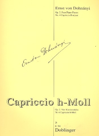 Capriccio h-Moll op.2,4 fr Klavier