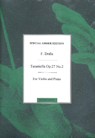 Tarantella op.27,2 for violin and piano