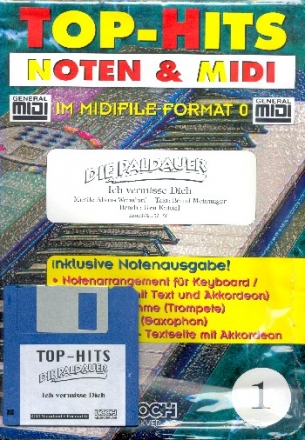 Ich vermissse dich: fr Keyboard/ Akkordeon (1./2.B dt.,3. Es-Stimme) mit Disk (Die Paldauer)