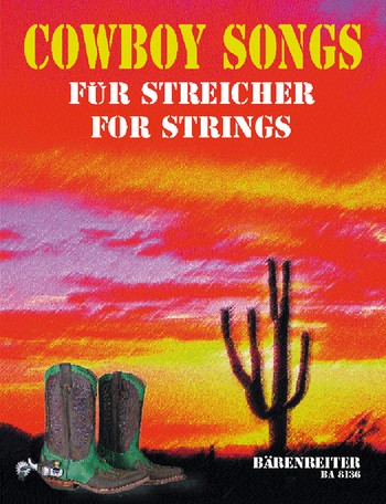 Cowboy Songs for Strings Partitur und 5 Stimmen 