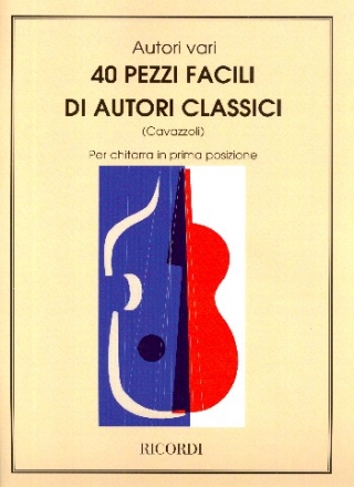 40 leichte Gitarrenstcke von klassischen Komponisten in der ersten Lage