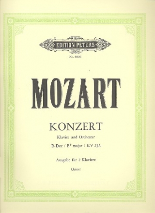 Konzert B-Dur Nr.6 KV238 fr Klavier und Orchester fr 2 Klaviere