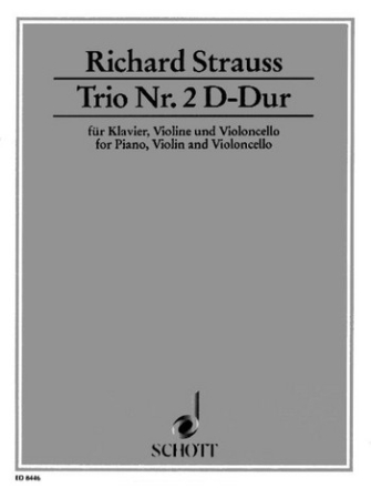 Trio D-Dur Nr.2 o.op. AV53 (1878) fr Violine, Violoncello und Klavier Stimmen