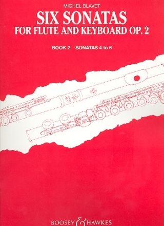 6 Sonatas op.2 vol.2 (nos.4-6) for flute and keyboard